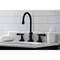Kingston Brass KS2980BAL Heirloom Widespread Bathroom Faucet W/Brass Pop-Up, Matte Blk KS2980BAL - alternate 6